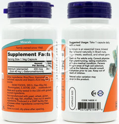 Now Foods_セレニウム 200mcg、ベジカプセル90粒