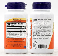 NOW Foods_ブラックカラントオイル 500mg、100ソフトジェル