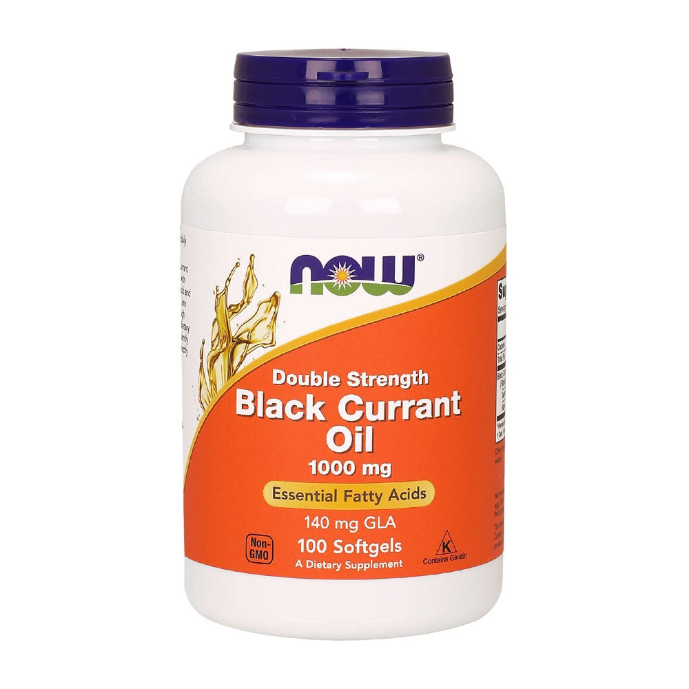 NOW Foods_ダブルストレングス ブラックカラントオイル 1000mg 100ソフトジェル
