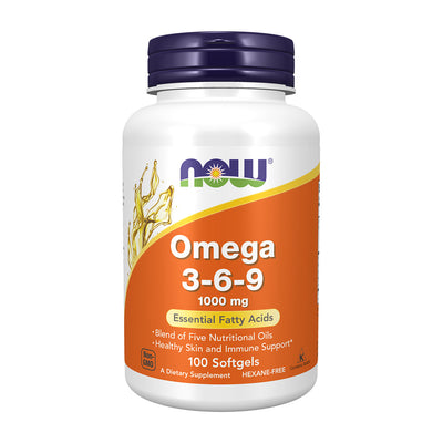 ナウフーズ_オメガ3-6-9 1000mg、100ソフトジェル