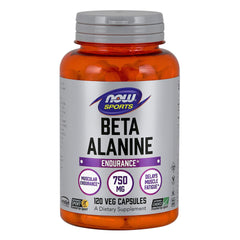 나우푸드_Sports, Beta Alanine 750 mg 120 Veg Capsules