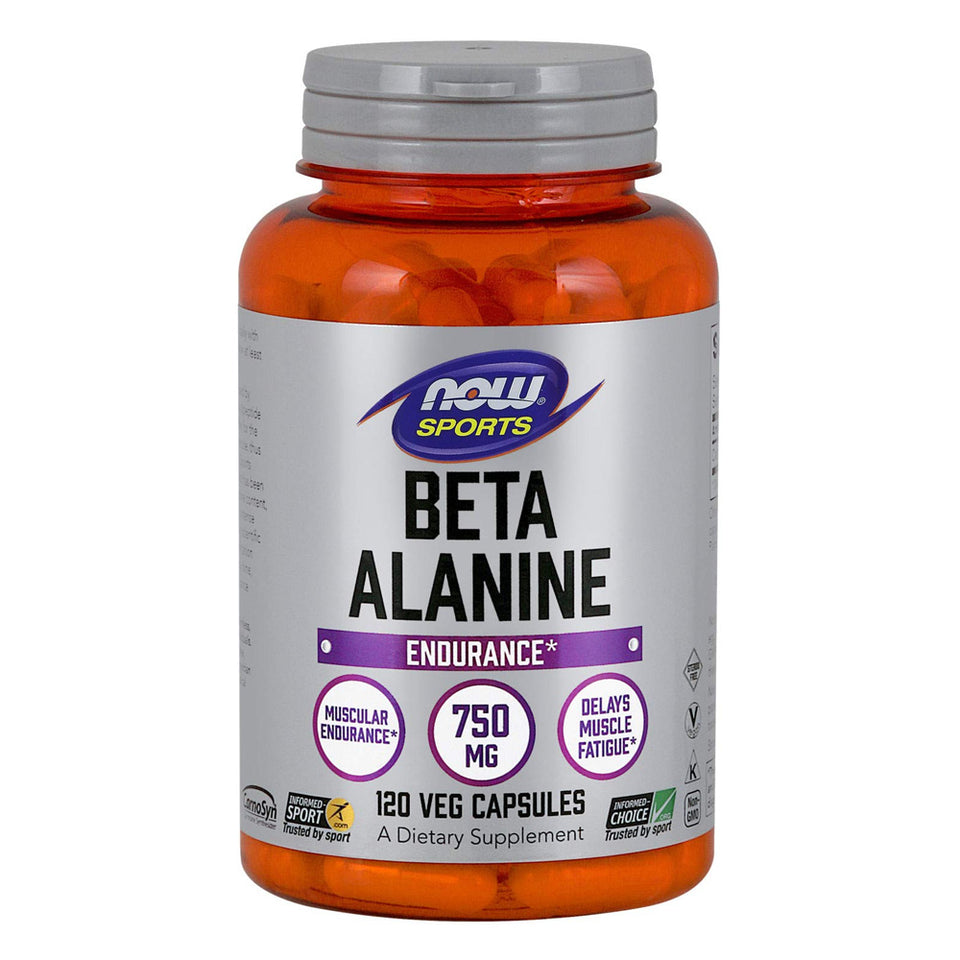 나우푸드_Sports, Beta Alanine 750 mg 120 Veg Capsules