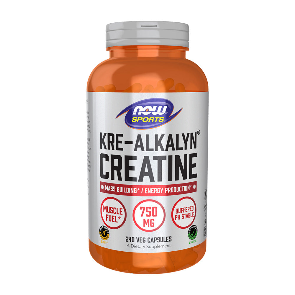 나우푸드_Kre-Alkalyn Creatine 750 mg, 240 Veg Capsules