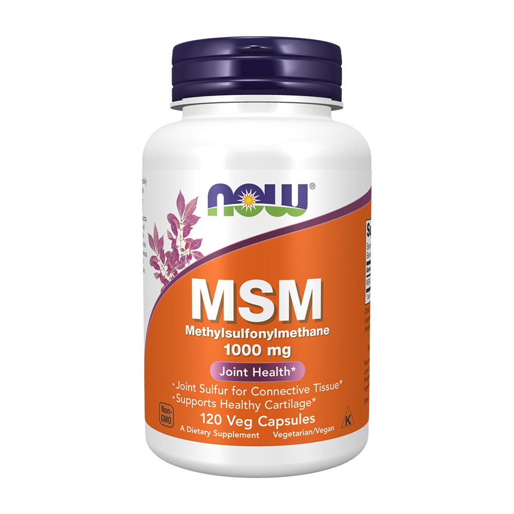 ナウフーズ_MSM 食用硫黄 1000mg、120植物性カプセル