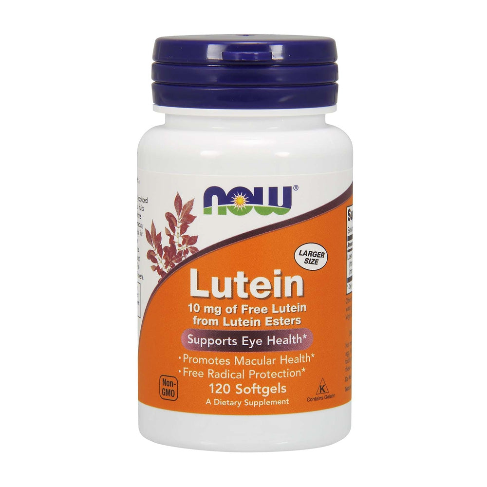 ナウフーズ ルテイン10mg フリー・ルテイン ルテインエステル由来 120ソフトジェル