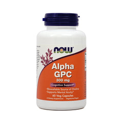 나우푸드_Alpha GPC 300 mg 60 Veg Capsules