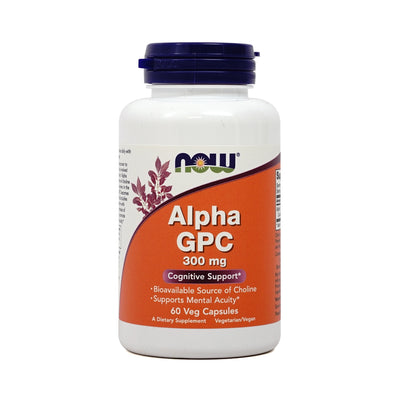 나우푸드_Alpha GPC 300 mg 60 Veg Capsules