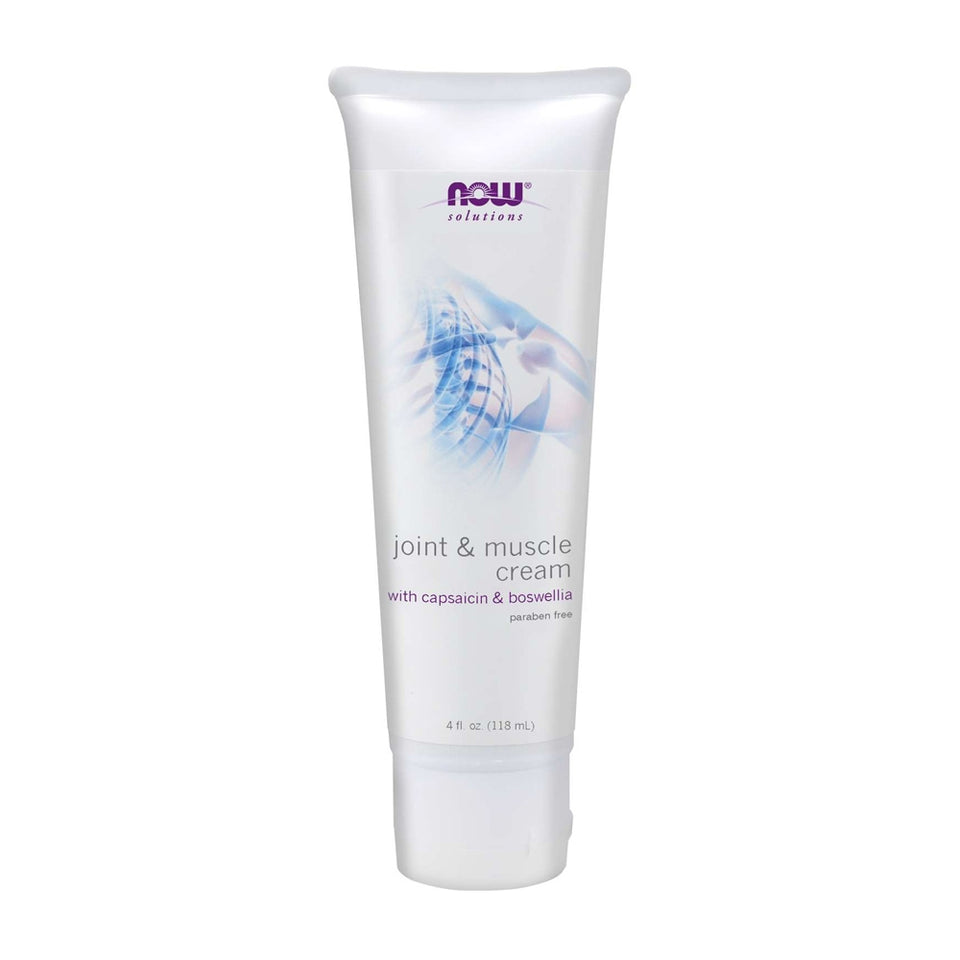 나우푸드_Solutions, Joint & Muscle Cream with Capsaicin & Boswellia  4 fl oz