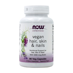 나우푸드_Solutions, Vegan Hair, Skin & Nails  90 Veg Capsules
