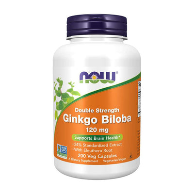 나우푸드_더블 스트렝스 징코 빌로바 120mg, 200 베지캡슐