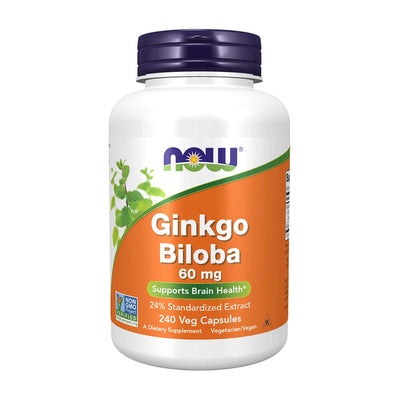 나우푸드_Ginkgo Biloba 60 mg 240 Veg Capsules