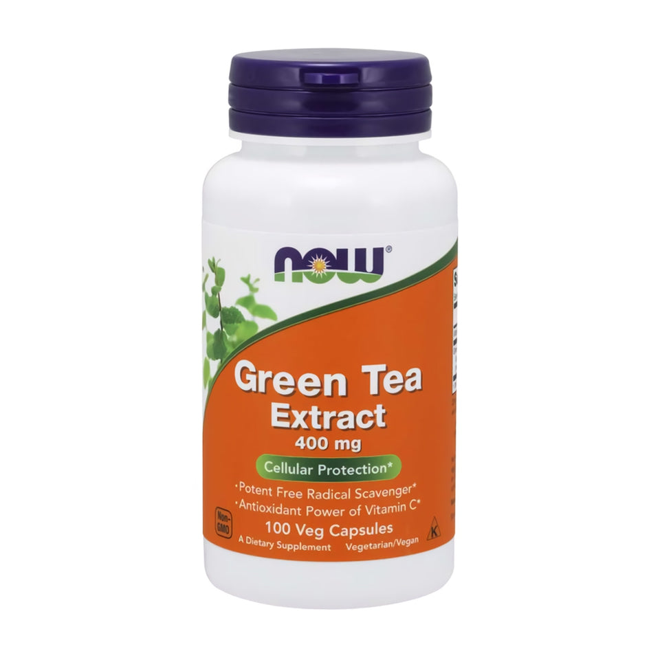 나우푸드_Green Tea Extract 400 mg 100 Veg Capsules