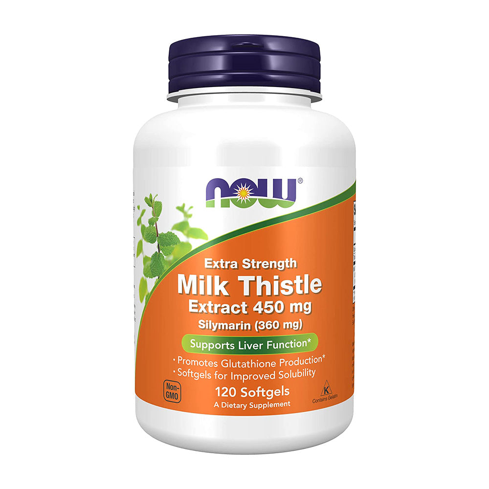 ナウフーズ_ミルクシスル エクストラストレングス 450mg、120ソフトジェル