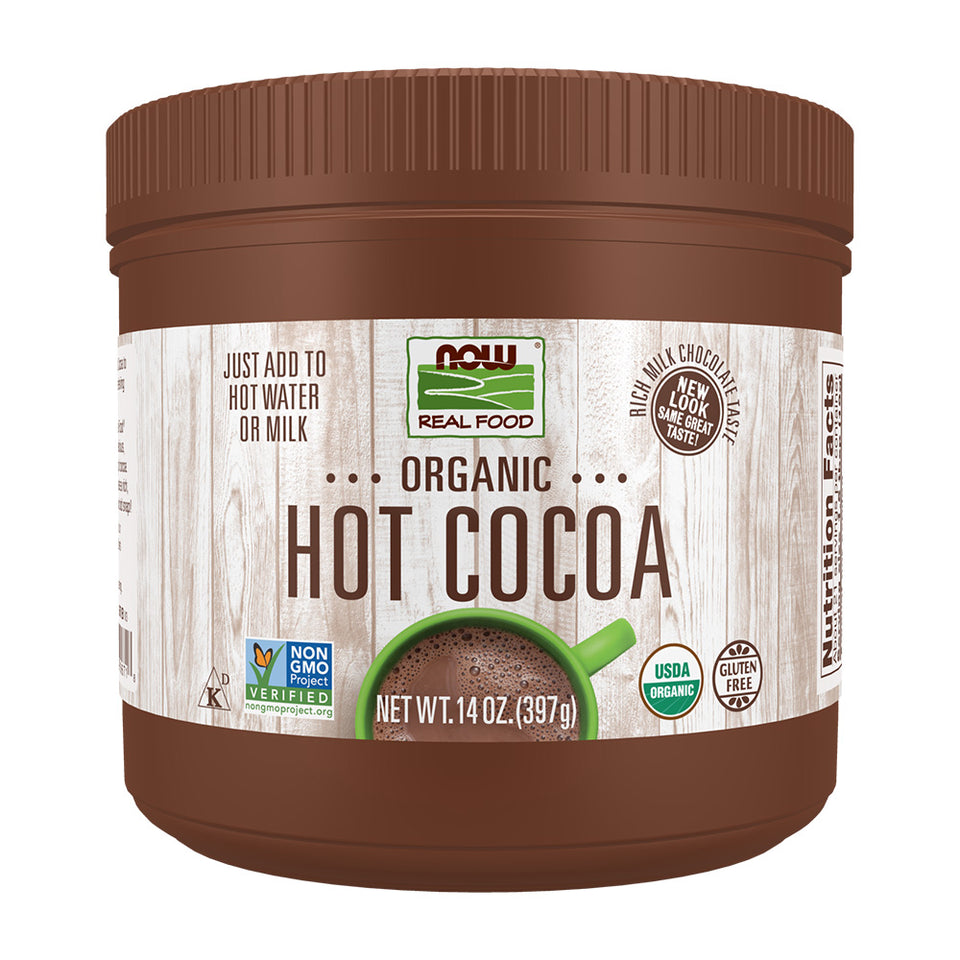 나우푸드_Real Food Organic Hot Cocoa,  14 oz