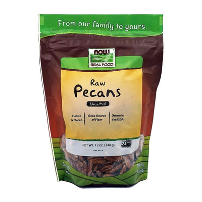 Now Foods_Real Food, Raw Pecans, Unsalted 12 oz