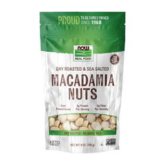 나우푸드_Dry Roasted & Sea Salted Macadamia Nuts,  9 oz