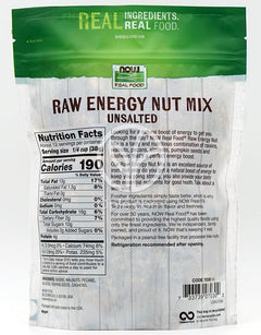 나우푸드_Unsalted Raw Energy Nut Mix,  16 oz