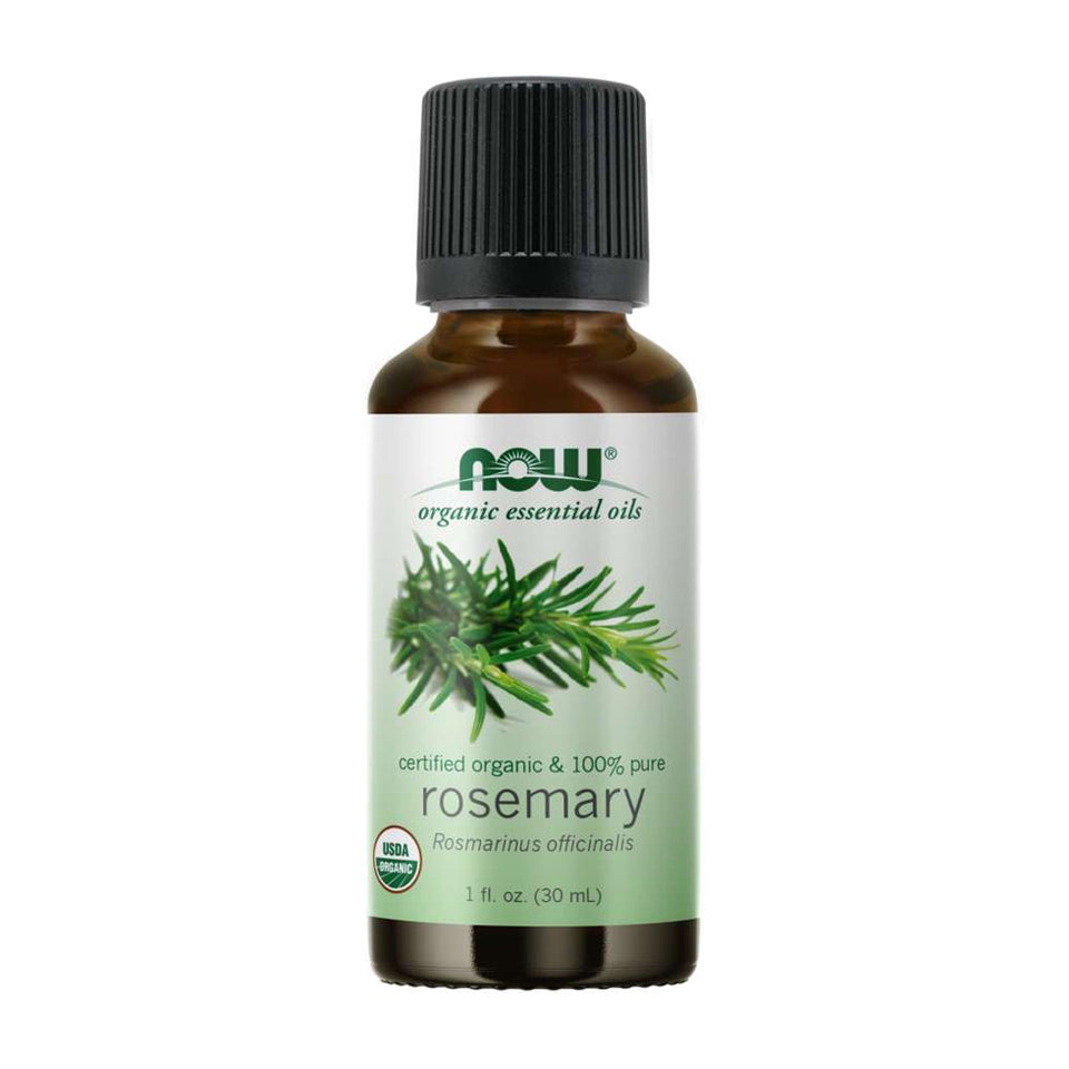 나우푸드_Essential Oils, Certified Organic & 100% Pure Rosemary  1 fl oz