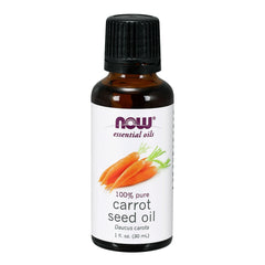 나우푸드_Essential Oils, 100% Pure Carrot Seed Oil  1 fl oz