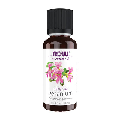ナウフーズ_エッセンシャルオイル 100%ピュア ゼラニウム、30ml