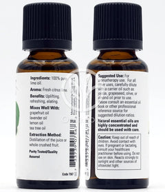 ナウフーズ_エッセンシャルオイル 100% ピュアライム、30ml