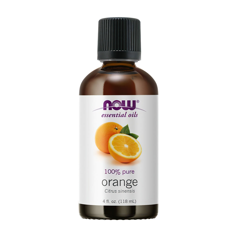 ナウフーズ_エッセンシャルオイル、100%オレンジ 4 fl oz