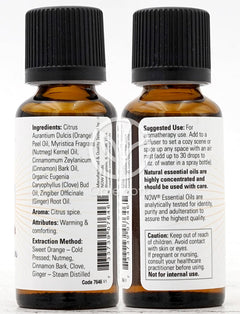 NOW Foods_エッセンシャルオイル スパイスドサイダー・フォールブレンド, 30ml