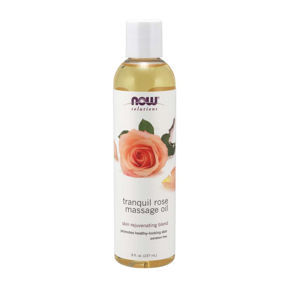 나우푸드_Tranquil Rose Massage Oil  8 fl oz