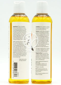 나우푸드_리프레싱 바닐라 시트러스 마사지 오일, 237ml
