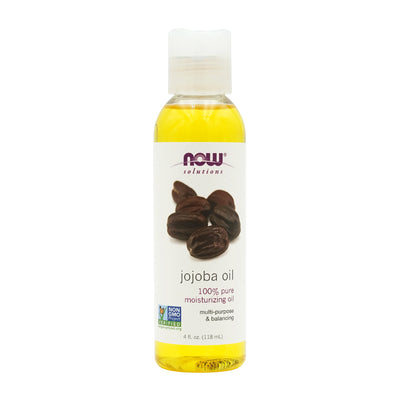 NOW Foods Solutions 100% ピュアホホバオイル モイスチャライジングオイル、118ml