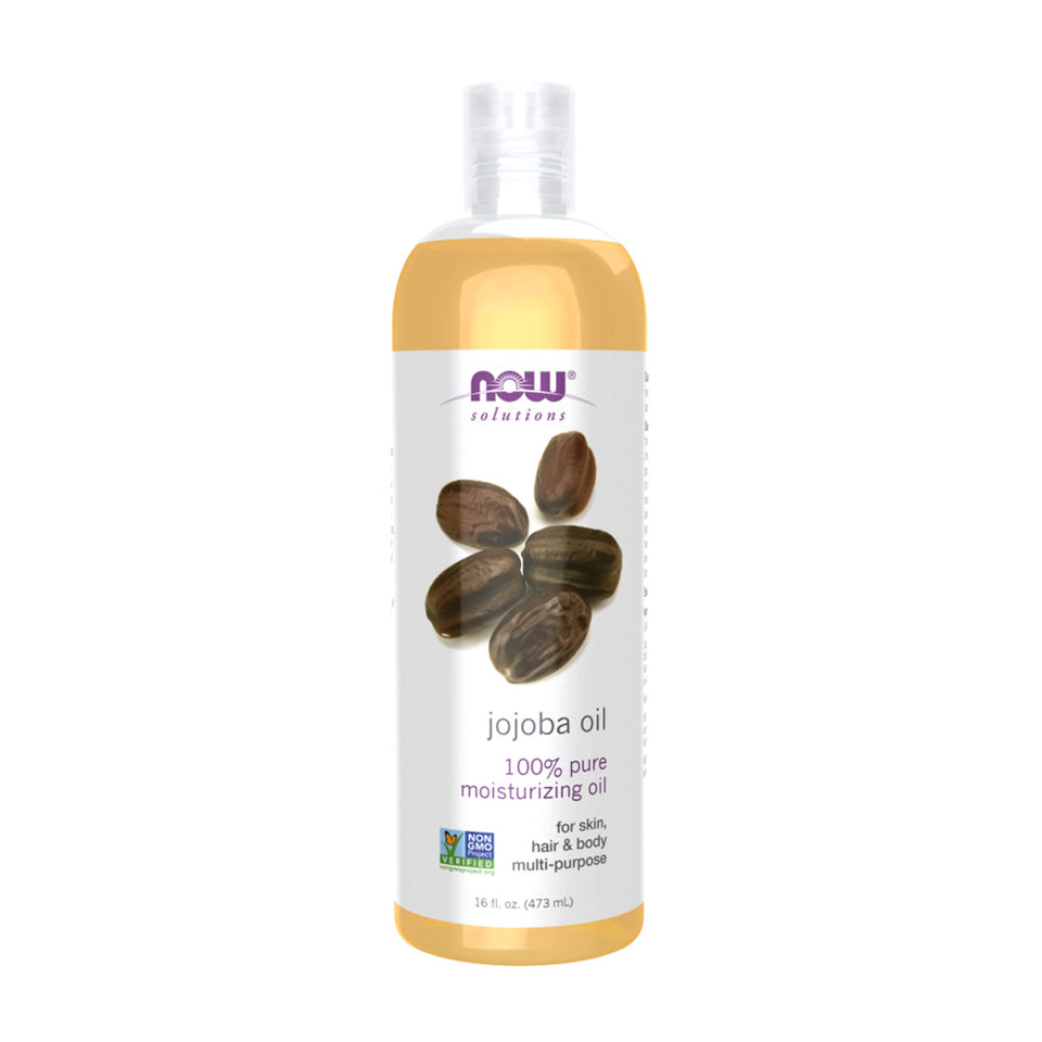 나우푸드_Solutions 100% Pure Jojoba Oil Moisturizing Oil,  16 fl oz