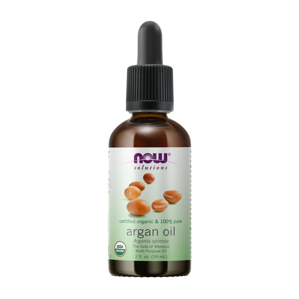 나우푸드_Solutions, Certified Organic & 100% Pure Argan Oil  2 fl oz