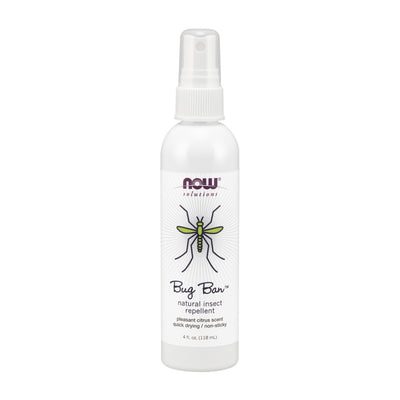 NOW Foods Solutions Bug Ban 天然虫よけスプレー、4 fl oz