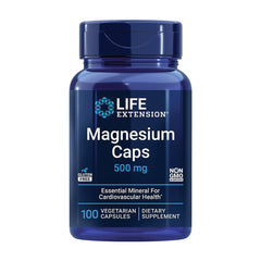 ライフエクステンション_マグネシウムカプセル 500mg、ベジカプセル100粒
