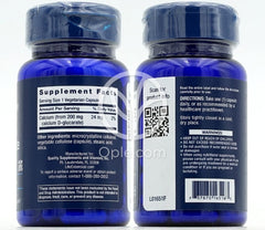 ライフエクステンション_カルシウム D グルカレート 200mg、60ベジカプセル