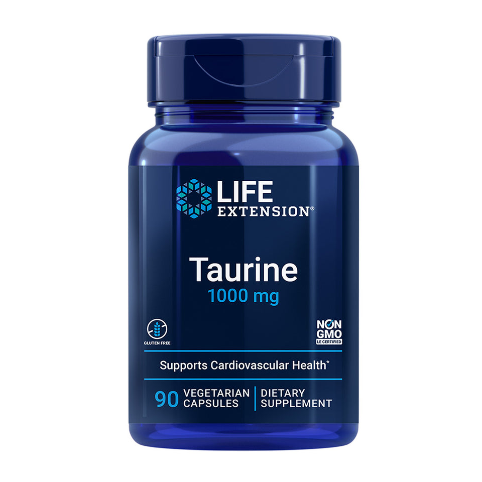 ライフエクステンション_タウリン 1000mg、90ベジカプセル