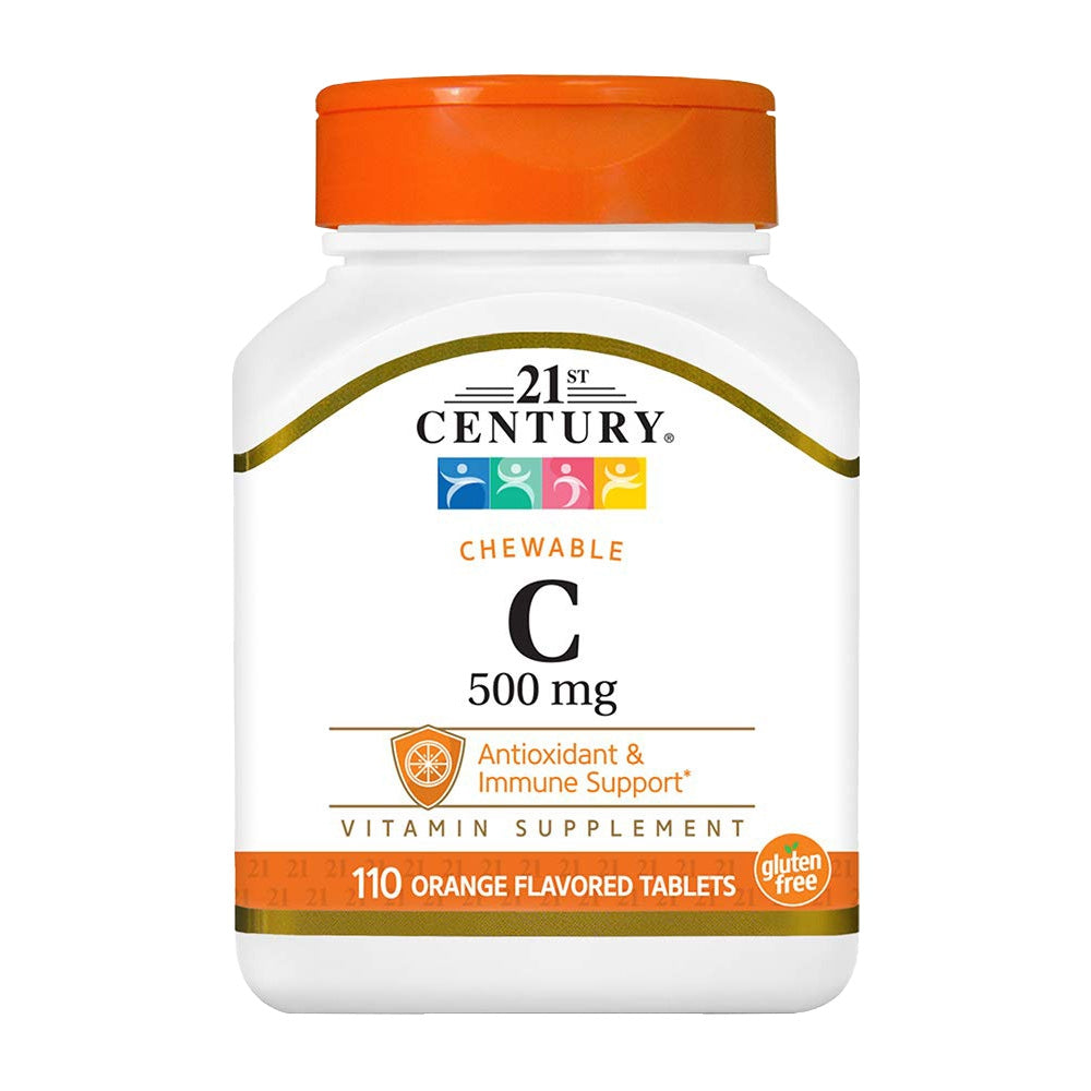 21세기센트리_츄어블 비타민 C 500mg 오렌지 맛, 110타블렛