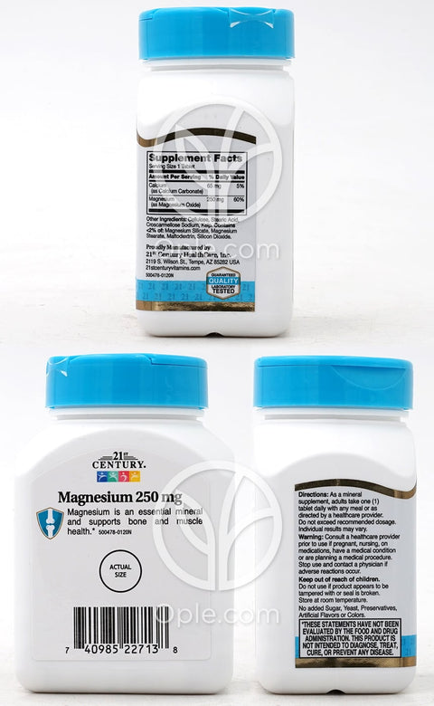 21세기센트리_마그네슘 250mg, 110타블렛