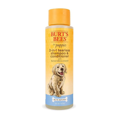バーツビーズ_犬用 2in1 ティアフリーシャンプー&コンディショナー バターミルク&亜麻仁配合 473ml