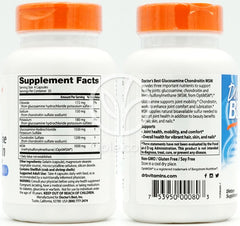 ドクターズベスト_グルコサミン コンドロイチン MSM with OptiMSM, 120カプセル