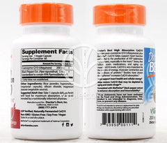 ドクターズベスト_高吸収CoQ10(コエンザイムQ10)バイオペリン配合 200mg、ベジカプセル60粒