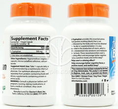 ドクターズベスト_L-トリプトファン 500mg、90植物性カプセル