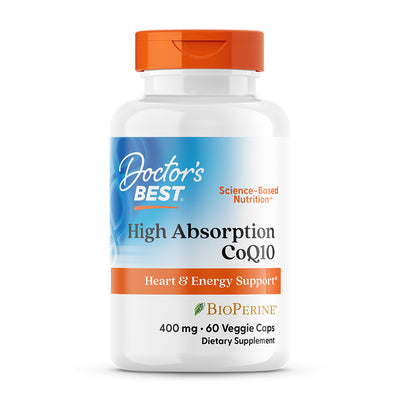 ドクターズベスト_高吸収CoQ10(コエンザイムQ10) BioPerine配合 400mg 60ベジカプセル