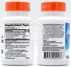 ドクターズベスト_ビタミンE トコトリエノール 50mg ウィズ トコガイア ウルトラ、ソフトジェル60粒