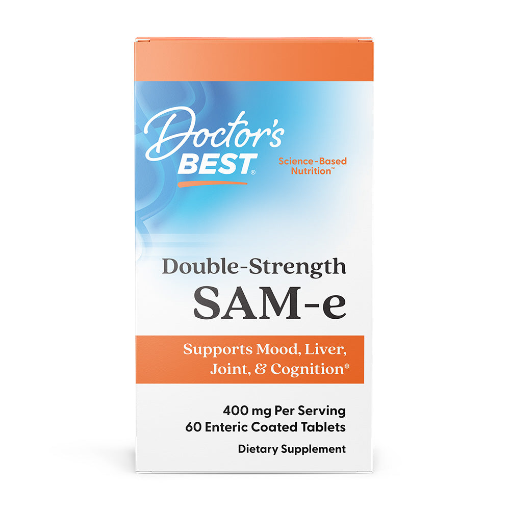 닥터스베스트_더블 스트렝스 SAM-e 400mg, 60 장용 코팅타블렛