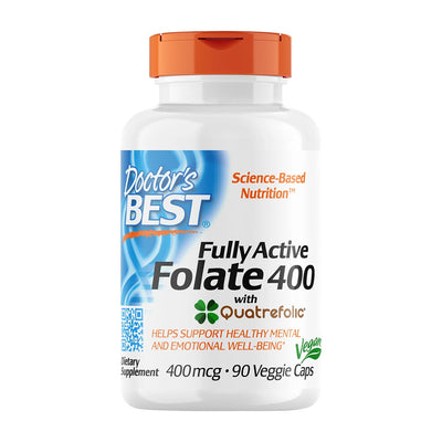 ドクターズベスト フルアクティブ葉酸 400mcg、90植物性カプセル