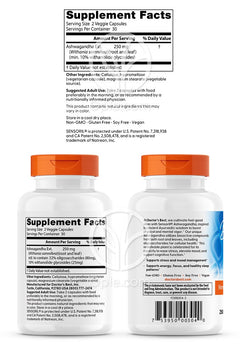 ドクターズベスト_アシュワガンダ 250mg、60ベジカプセル