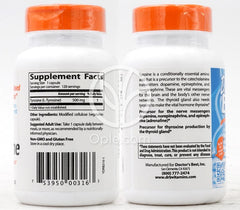 ドクターズベスト_ベストL-チロシン 500mg、120ベジカプセル
