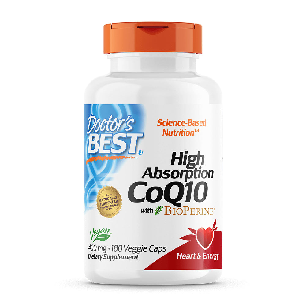 ドクターズベスト_高吸収CoQ10バイオペリン配合 400mg、180ベジカプセル