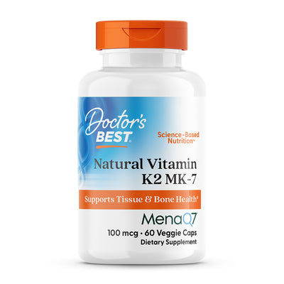 ドクターズベスト_ナチュラル ビタミンK2 MK-7 100mcg、60植物性カプセル